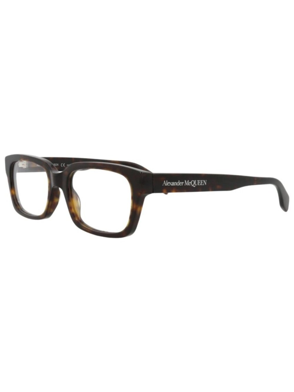 New Alexander McQueen Women's Eyeglasses Square Rectangle Acetate Frame Mens